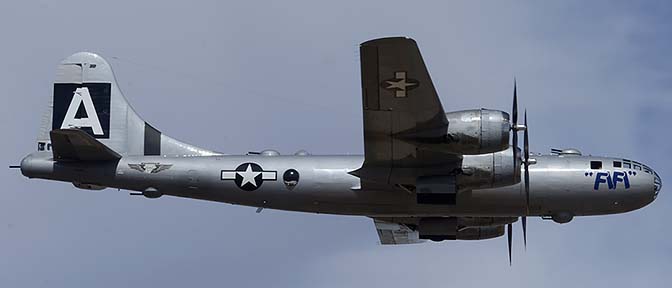 Boeing B-29 Superfortress N529B Fifi, Deer Valley, February 26, 2015